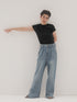 SHORT SLEEVE RIB TEE / Y241-81020-5